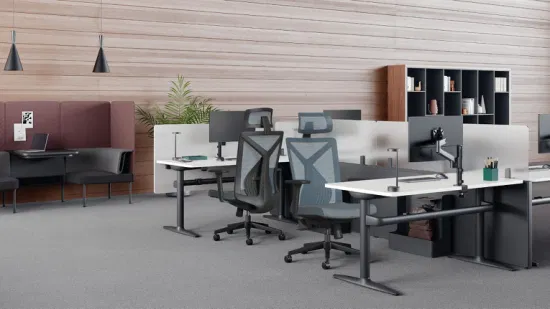 Chine confortable prix exécutif meubles bon marché concepteur d'ordinateur pivotant inclinable ergonomique qualité tissu chaise de bureau