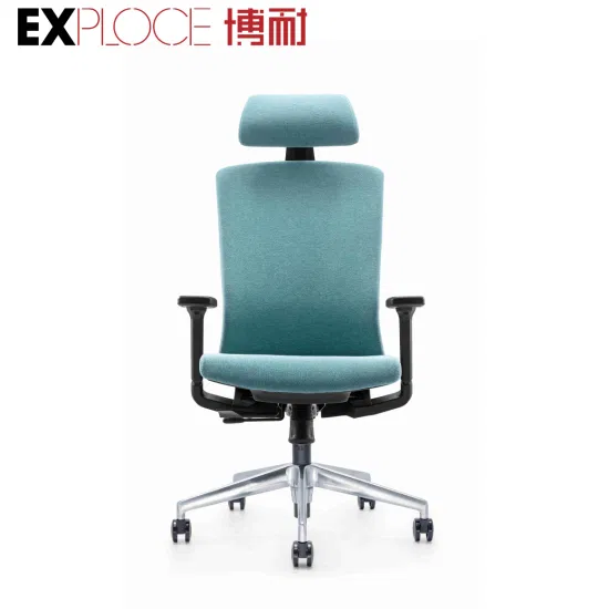 Bureau Exécutif de haute qualité Luxueux et confortable Chaise de bureau en cuir ou en tissu Chaise de bureau ergonomique Chaise suspendue Personnalisation de base
